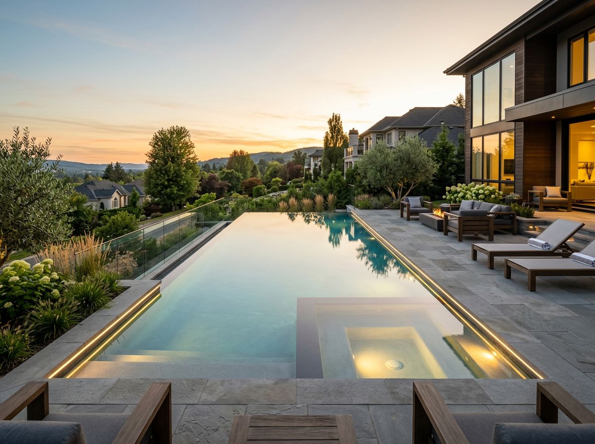 Modern pool design